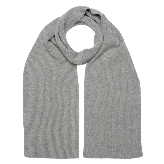 RIBBED SCARF SILVER - GREEN THOMAS