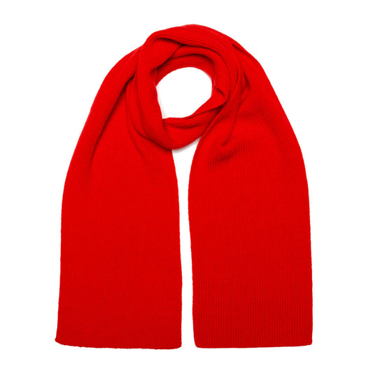 RIBBED SCARF POPPY - GREEN THOMAS