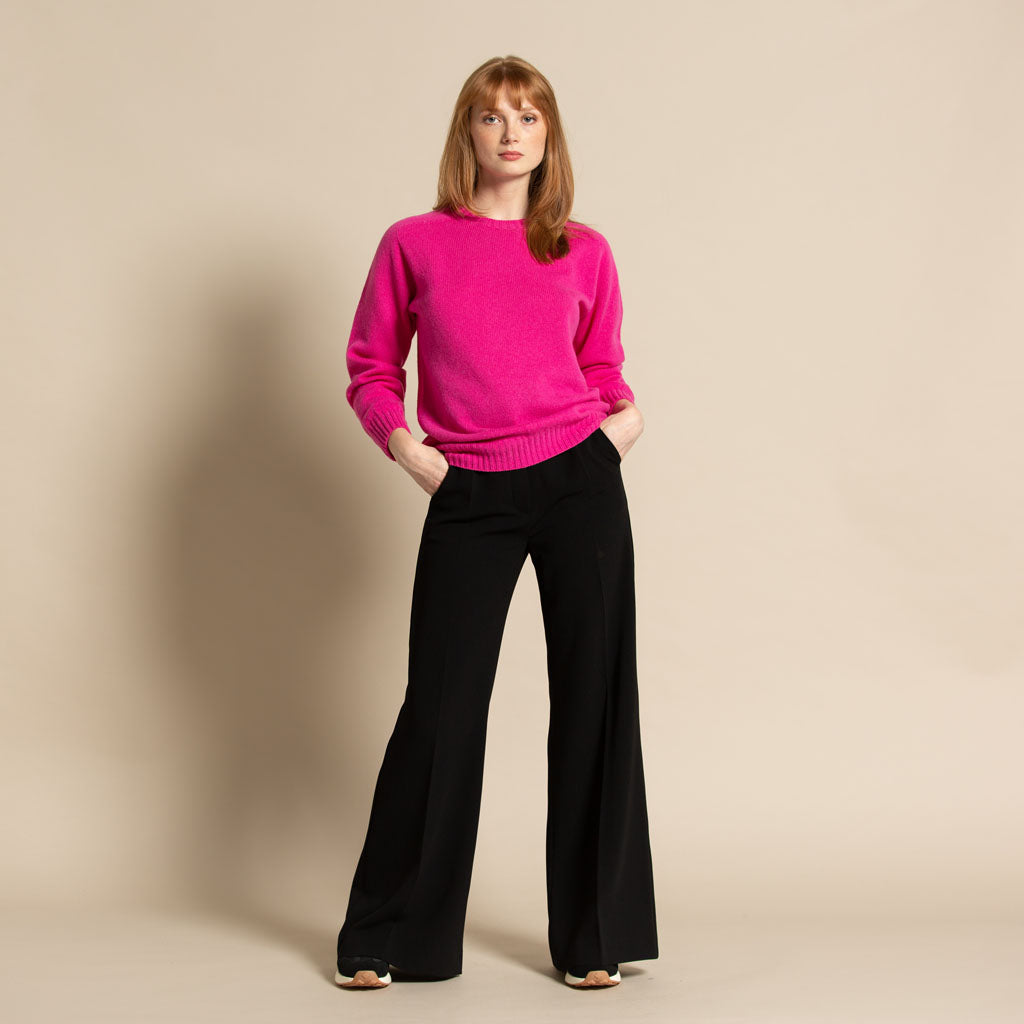 CREW NECK JUMPER PINK - GREEN THOMAS