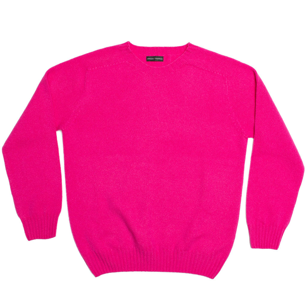 CREW NECK JUMPER PINK - GREEN THOMAS