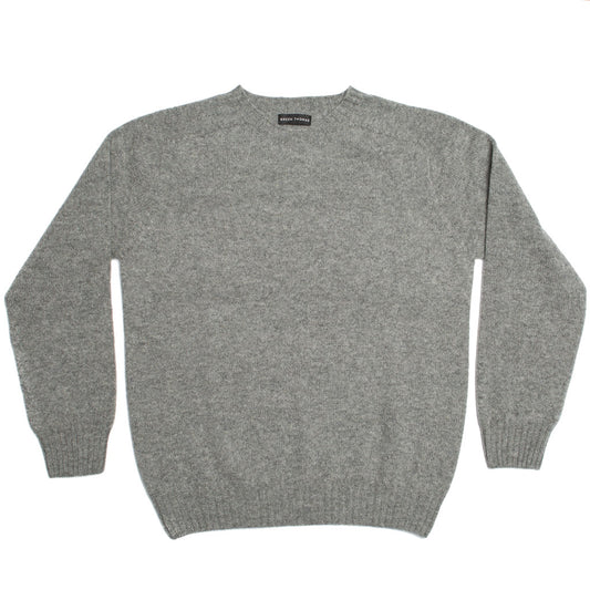 CREW NECK JUMPER SILVER GREY - GREEN THOMAS