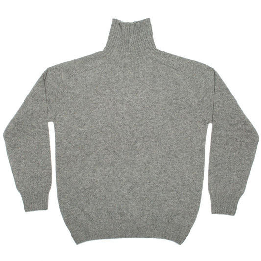 ROLL NECK JUMPER SILVER GREY - GREEN THOMAS