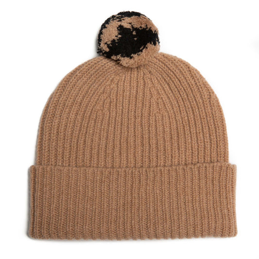 POM HAT CAMEL - GREEN THOMAS