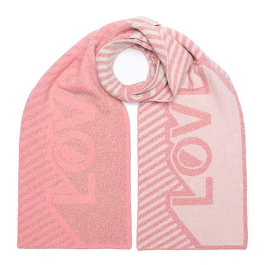 LOVE BLANKET SCARF BLUSH MIX - GREEN THOMAS