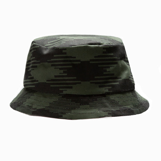 ARGYLE BUCKET HAT KHAKI BLACK - GREEN THOMAS