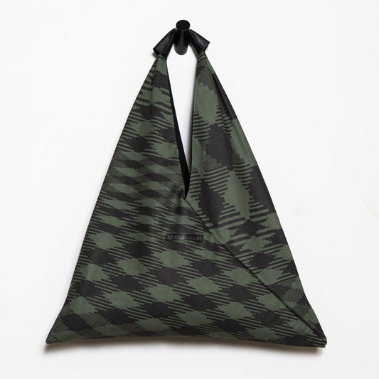 FOLD BAG KHAKI BLACK ARGYLE - GREEN THOMAS