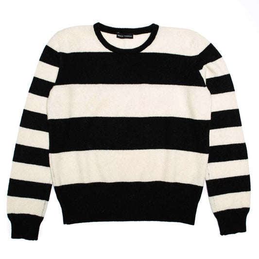 STRIPE JUMPER BLACK WHITE - GREEN THOMAS