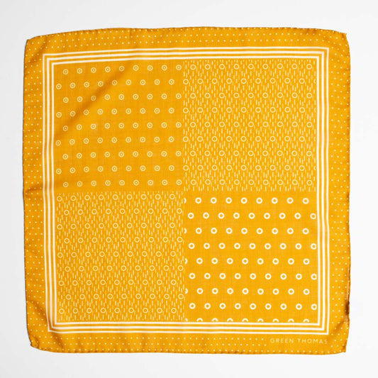 DOT DASH BANDANA GOLD - GREEN THOMAS