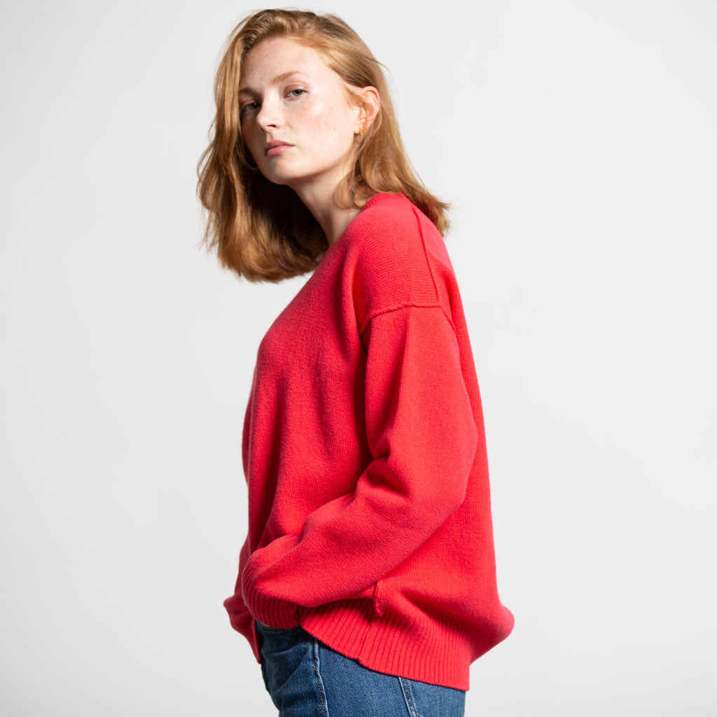 CORAL SLOUCH JUMPER - GREEN THOMAS