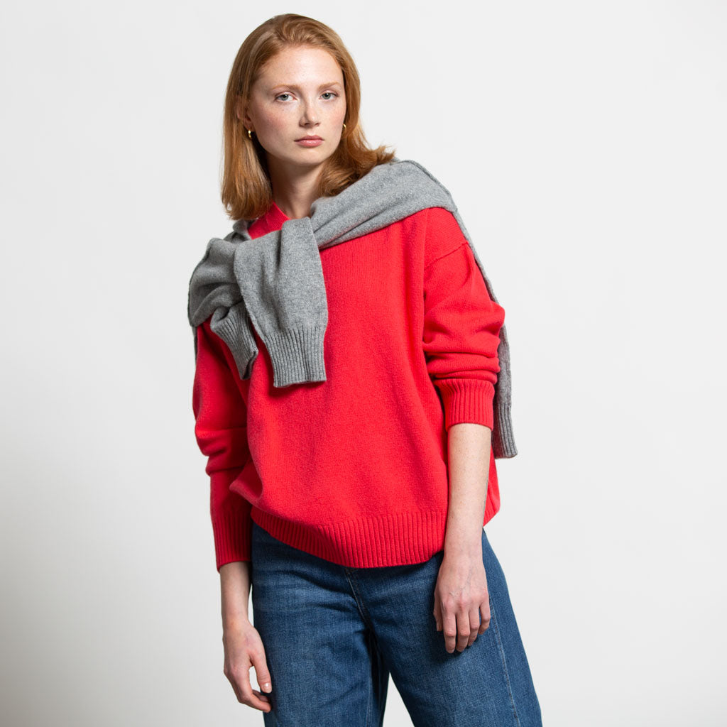 CORAL SLOUCH JUMPER - GREEN THOMAS