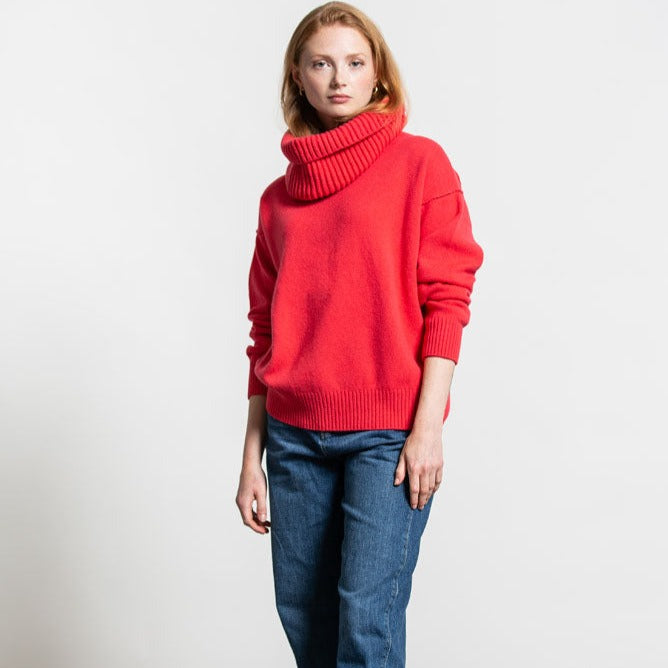 SNOOD CORAL - GREEN THOMAS