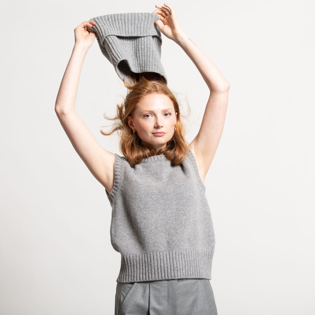 SNOOD SILVER GREY - GREEN THOMAS