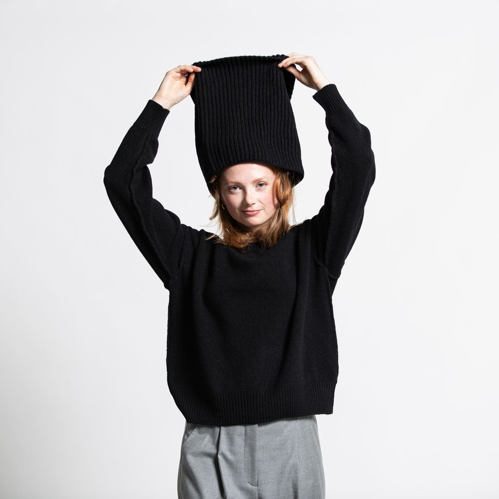 SNOOD BLACK - GREEN THOMAS