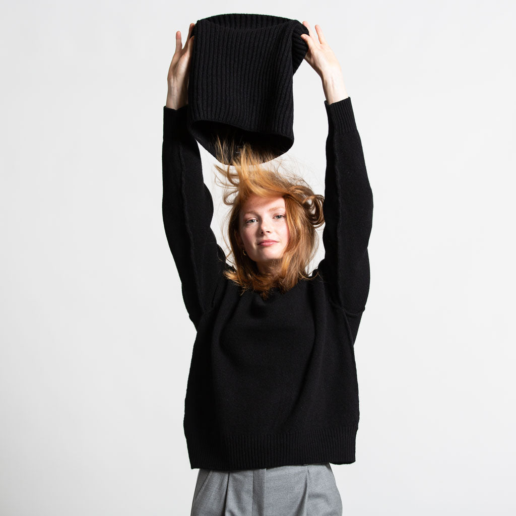 SNOOD BLACK - GREEN THOMAS