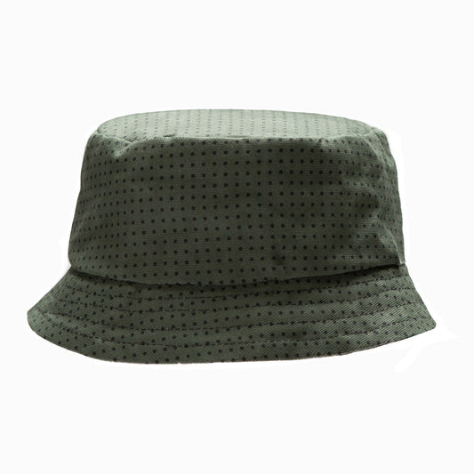 POLKA BUCKET HAT KHAKI BLACK - GREEN THOMAS