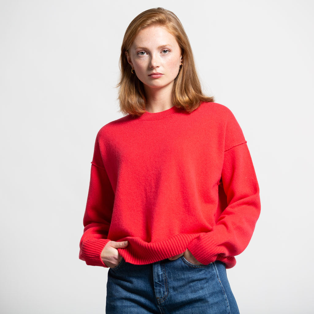 CORAL SLOUCH JUMPER - GREEN THOMAS